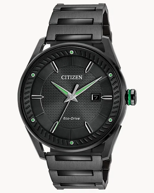 CTO - Men's Eco-Drive BM6985-55E Green Accents Watch | CITIZEN CTO - Men's Eco-Drive BM6985-55E Green Accents Watch | CITIZEN